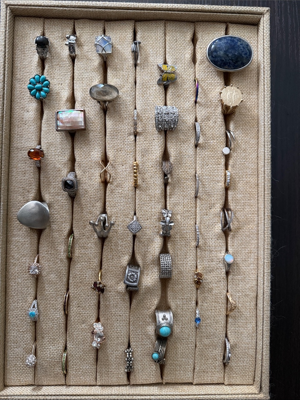 Costume jewelry ring Lot